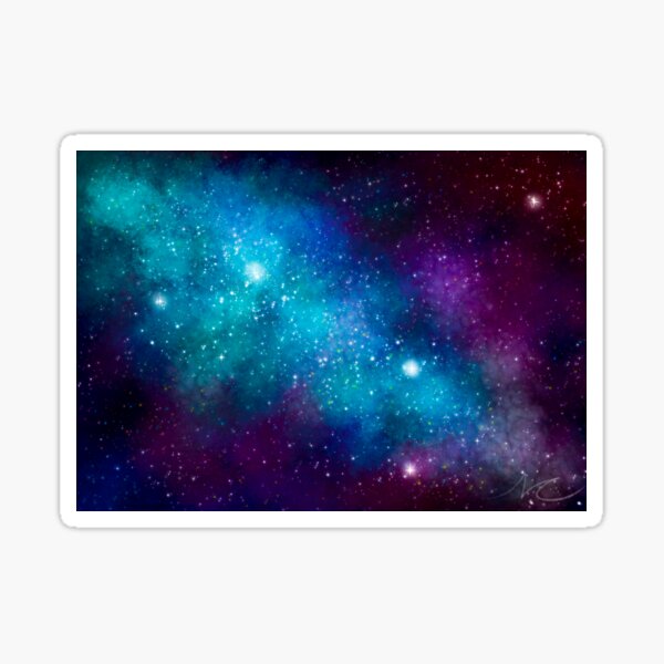 Artikel-Vorschau von Cyan Galaxy, designt und verkauft von NsCrafting.