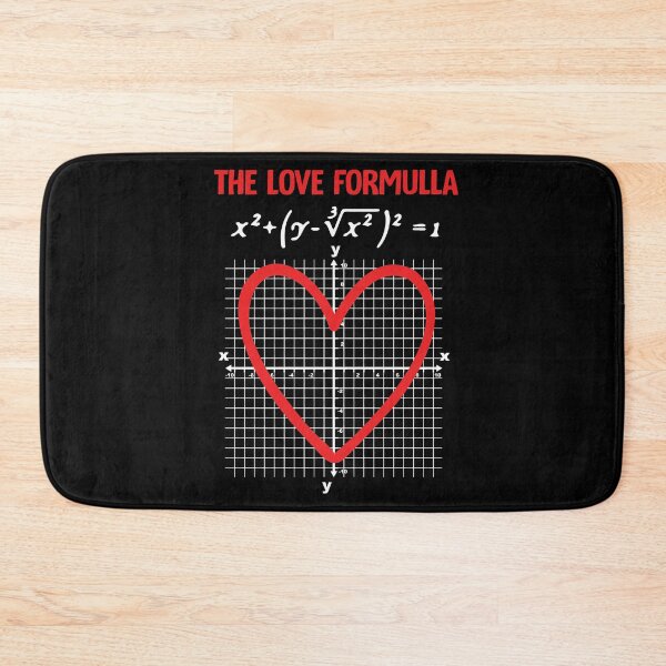 Item preview, Funny Math Love Formula Valentines Day Gift designed and sold by 2blackcherries.