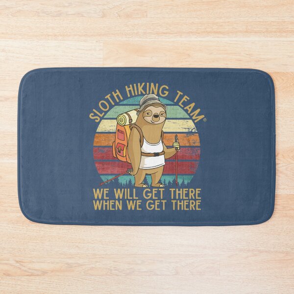 Item preview, Sloth Hiking Team - We will get there, when we get there, Funny Vintage designed and sold by alenaz.