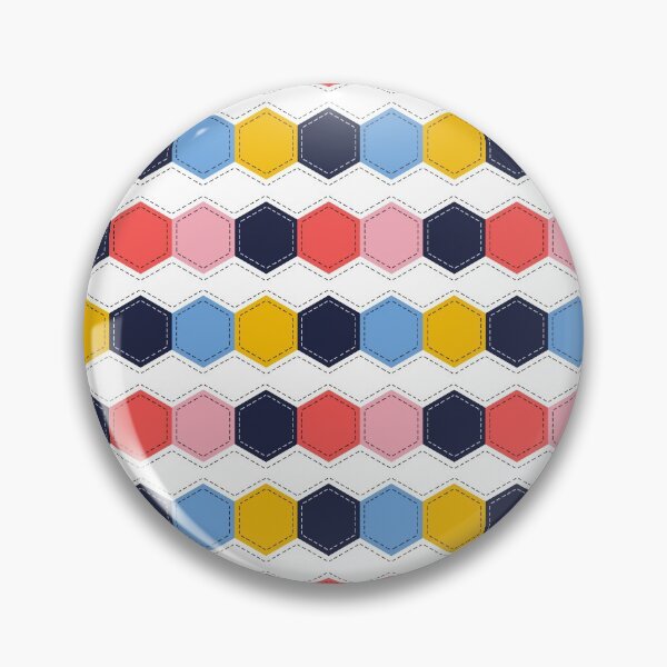 Item preview, Hexagonal Quilt \\ White designed and sold by The Wellington Boot.