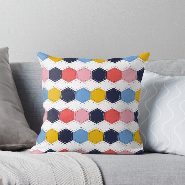 Item preview, Hexagonal Quilt \\ White designed and sold by The Wellington Boot.