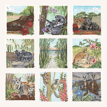 Artwork thumbnail, States and Territories of Australia by ddanyen
