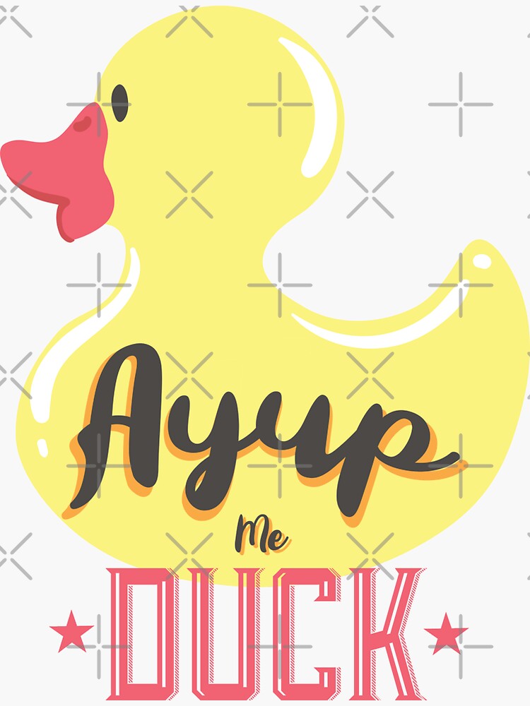 ay up me duck t shirt