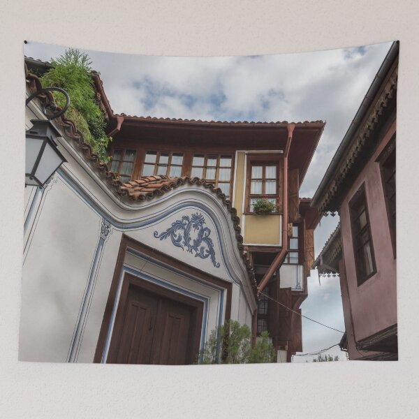 Item preview, Old Town Plovdiv - Kissing Houses and a Fab Gate designed and sold by Georgia Mizuleva.