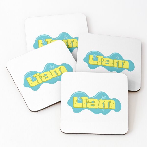 Item preview, Boy Name Liam in SpongeBob Cartoon Style designed and sold by Space-Bug.