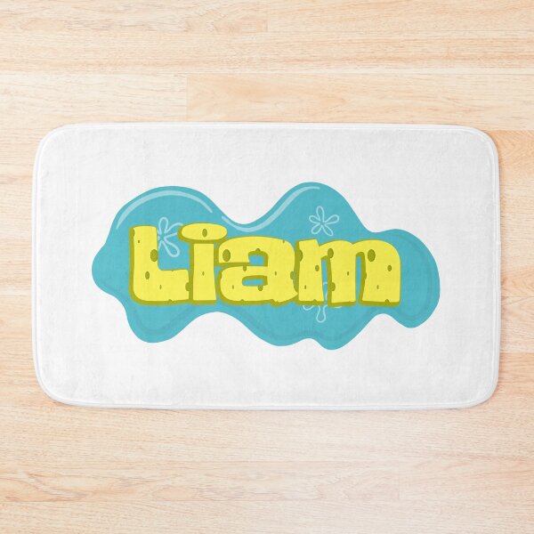 Item preview, Boy Name Liam in SpongeBob Cartoon Style designed and sold by Space-Bug.