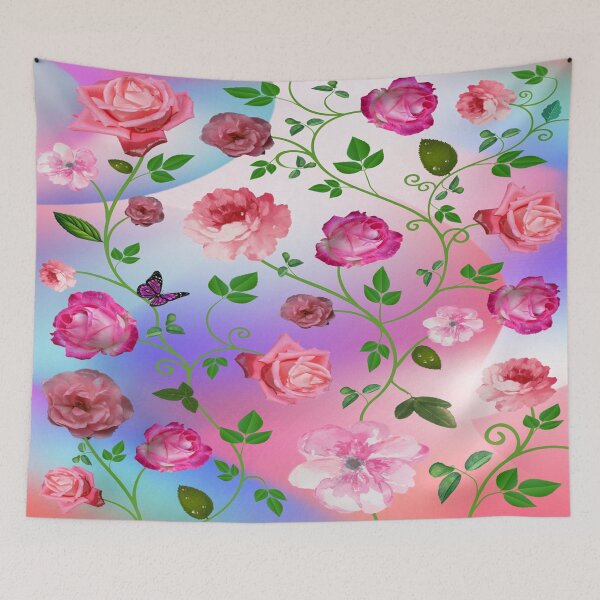 Item preview, Red Roses design,decoration,interior,accessories,nature,butterfly designed and sold by jayne0524.