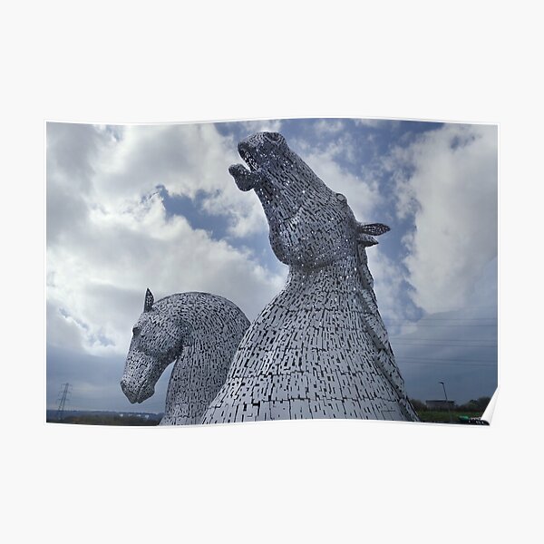The Kelpies gifts , Helix Park, Falkirk, Scotland Poster