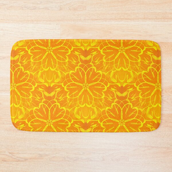 Item preview, Yellow and orange mandala art design designed and sold by iRenza.