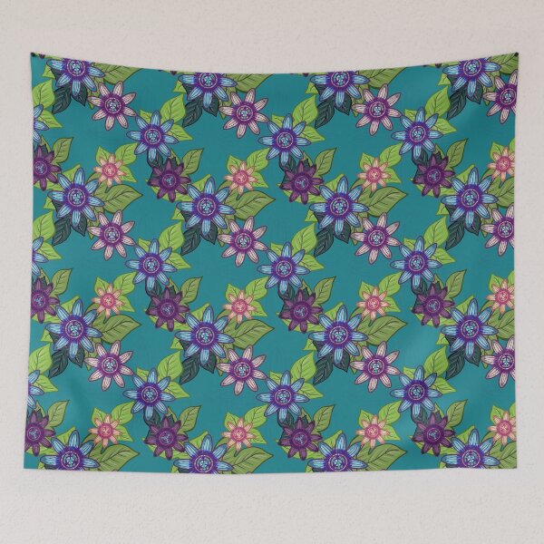 Item preview, Passionfruit Flowers designed and sold by marisamartin.