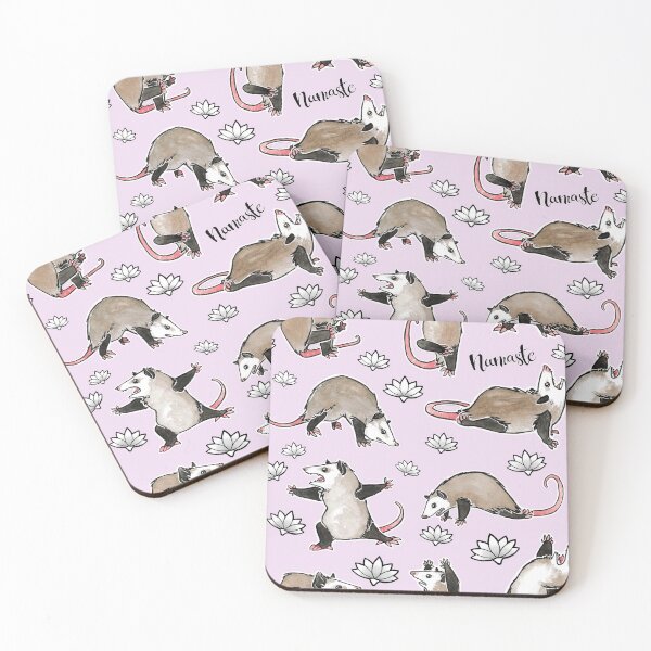 Item preview, Awesome Possum | Possum Yoga Postures, rose designed and sold by FancySilverFish.
