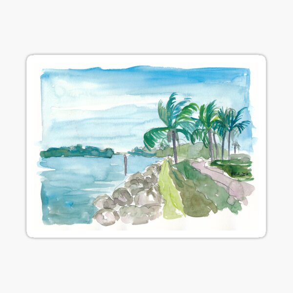 Item preview, Florida Keys Waterways near Marathon designed and sold by artshop77.