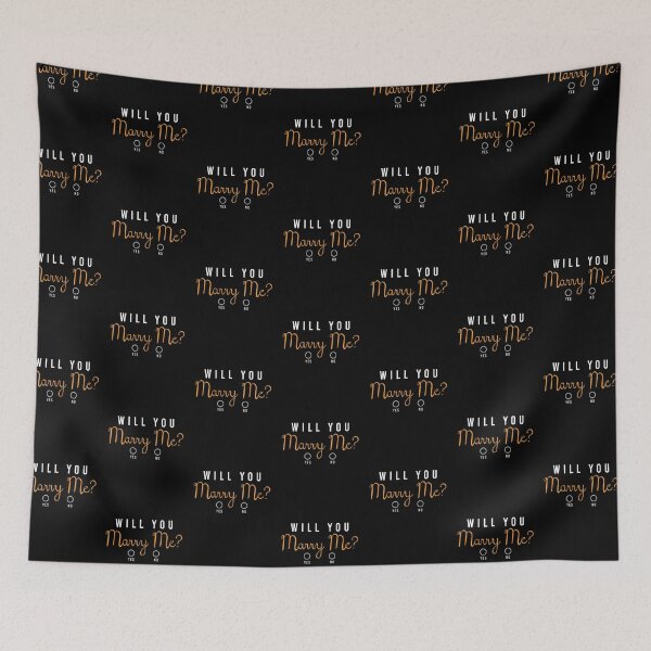 Item preview, Will You Marry Me Wedding Marriage love designed and sold by MooonTees.