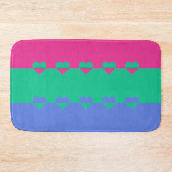 Item preview, LGBTQ Flag with Hearts v1 - Polysexual designed and sold by Sarinilli.