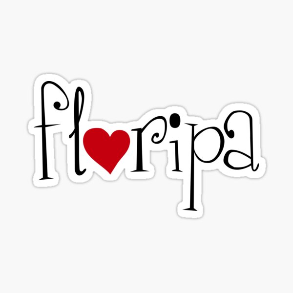 Artikel-Vorschau von  in der südlichen Region von Brasilien. Floripa ist einer der berühmtesten Surfspots der Welt, designt und verkauft von luggagestickers.
