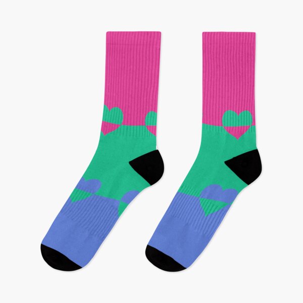 Item preview, LGBTQ Flag with Hearts v1 - Polysexual designed and sold by Sarinilli.