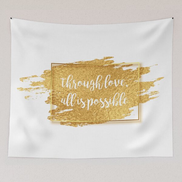 Item preview, through love, all is possible designed and sold by lovely-lyrics.