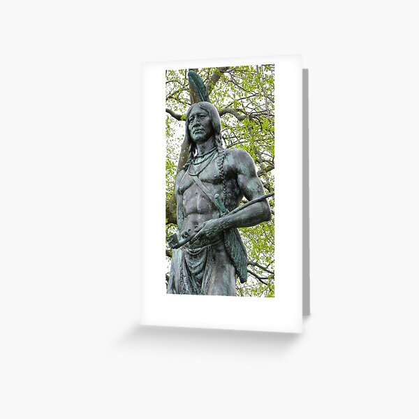 Massasoit - Helper to the Pilgrims Greeting Card