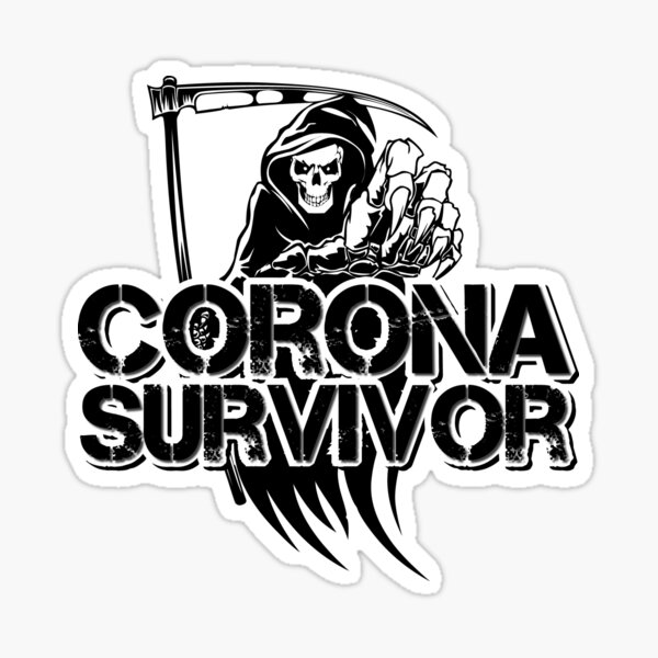 Corona survivor Sticker