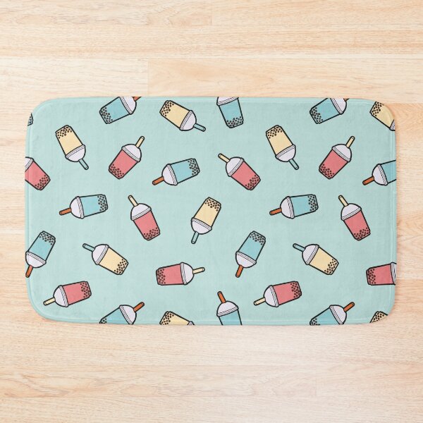 Item preview, Bubble Tea Pattern in Mint  designed and sold by evannave.