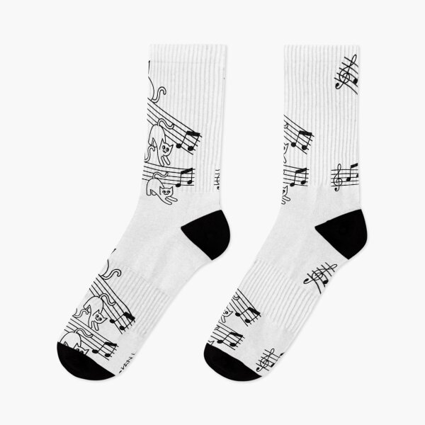 Item preview, Purfect Cat Music Meow Musical Notation Meowsical Art designed and sold by Attapet.