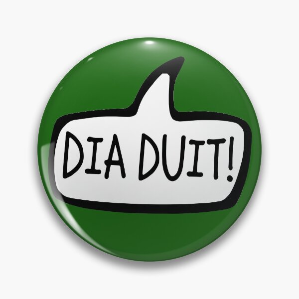 Item preview, DIA DUIT! Irish Gaelic Greeting, Hello, Hi, Ireland, Gaeilge designed and sold by Celticana.