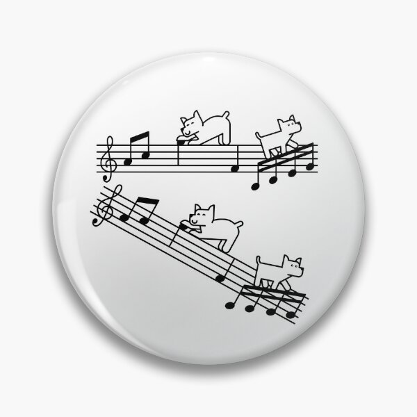 Artikelvorschau, Purfect Dog Music Woof Musiknotation Woofsical Art entworfen und verkauft von Attapet.