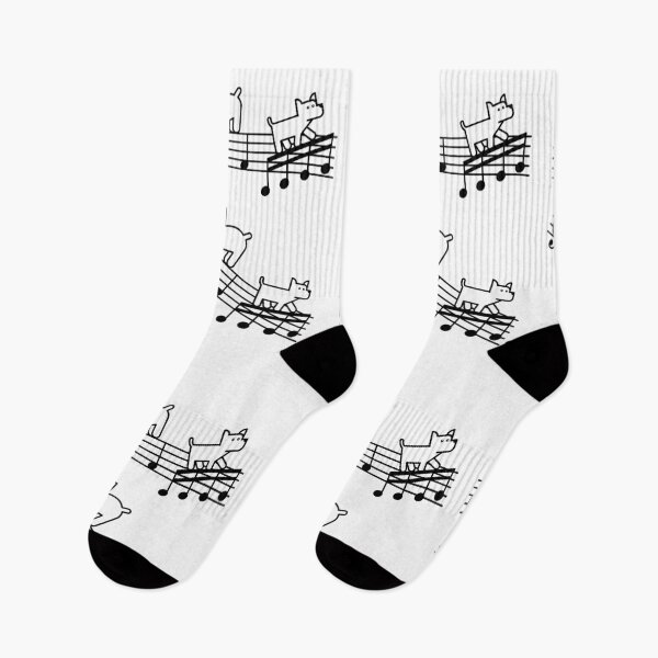 Item preview, Purfect Dog Music Woof Musical Notation Woofsical Art designed and sold by Attapet.