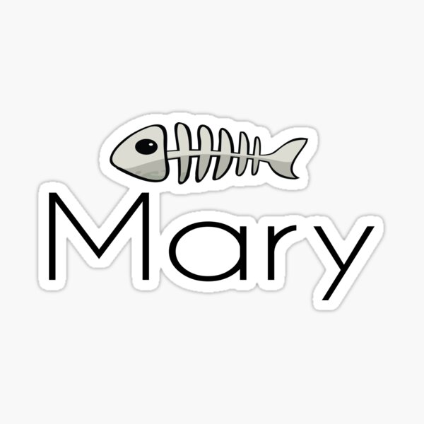 Mary Cute Star My Name Is Mary. | Sticker