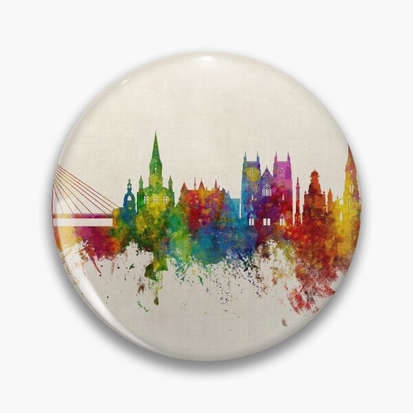 Item preview, Nantes France Skyline designed and sold by ArtPrints.