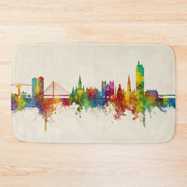 Item preview, Nantes France Skyline designed and sold by ArtPrints.