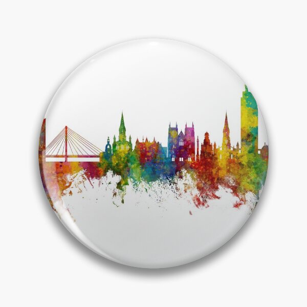 Item preview, Nantes France Skyline designed and sold by ArtPrints.