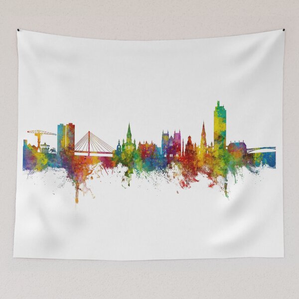 Item preview, Nantes France Skyline designed and sold by ArtPrints.