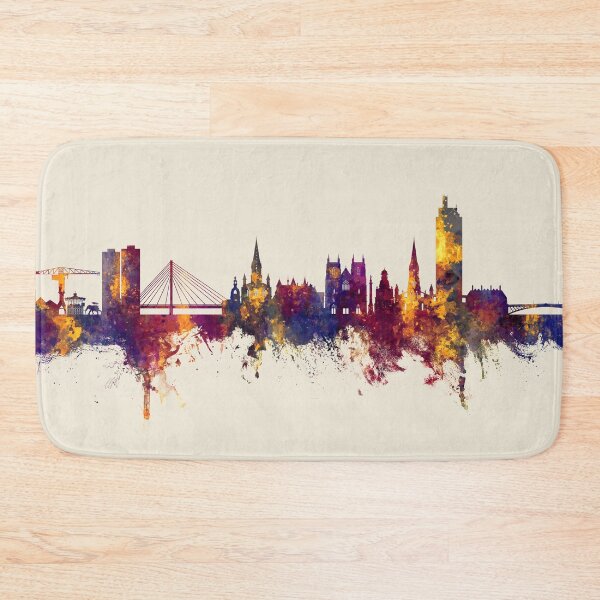 Item preview, Nantes France Skyline designed and sold by ArtPrints.