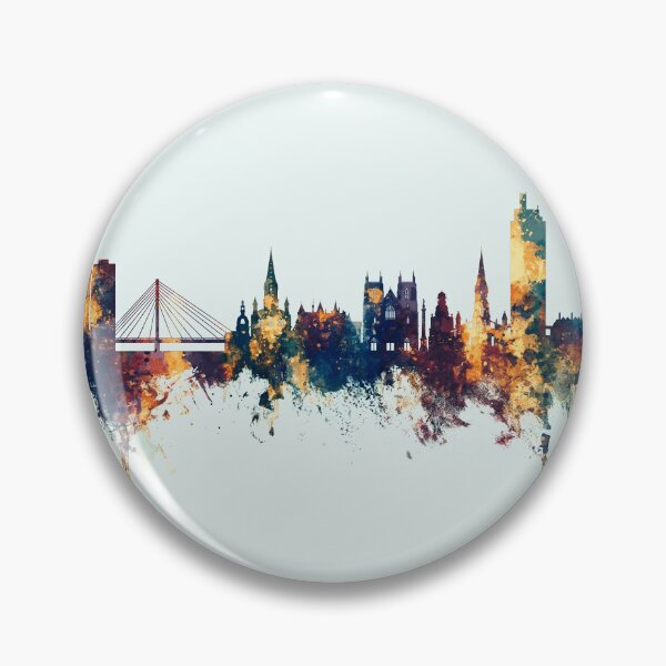 Item preview, Nantes France Skyline designed and sold by ArtPrints.