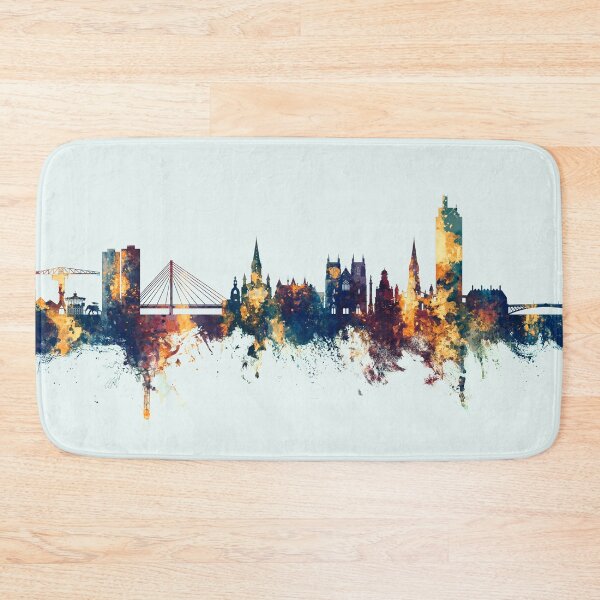 Item preview, Nantes France Skyline designed and sold by ArtPrints.