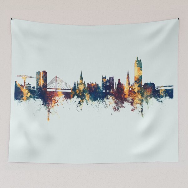Item preview, Nantes France Skyline designed and sold by ArtPrints.