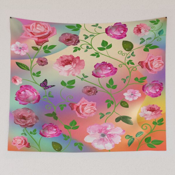 Item preview, Red Roses design,decoration,interior,accessories,nature,butterfly designed and sold by jayne0524.