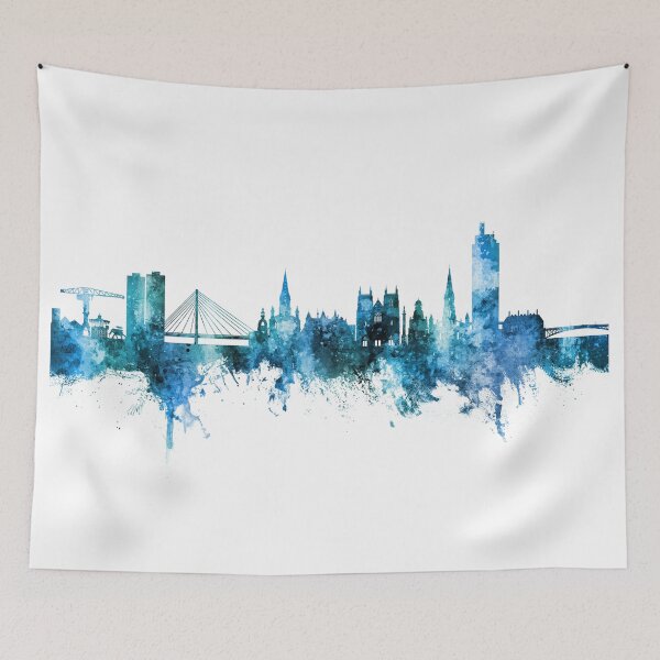 Item preview, Nantes France Skyline designed and sold by ArtPrints.