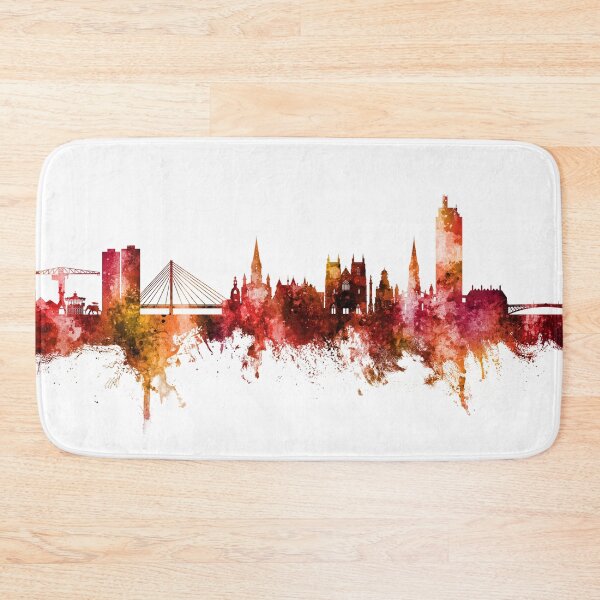 Item preview, Nantes France Skyline designed and sold by ArtPrints.