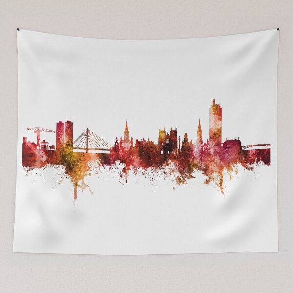 Item preview, Nantes France Skyline designed and sold by ArtPrints.