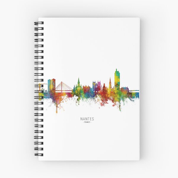 Artikelvorschau, Nantes France Skyline entworfen und verkauft von ArtPrints.