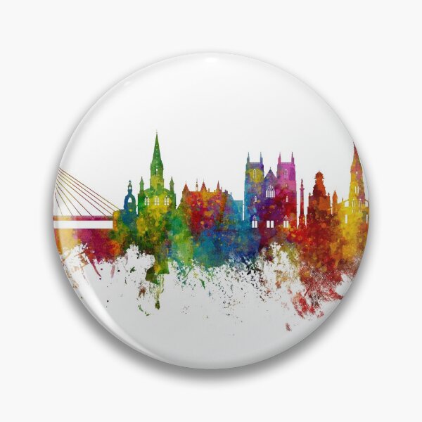 Item preview, Nantes France Skyline designed and sold by ArtPrints.