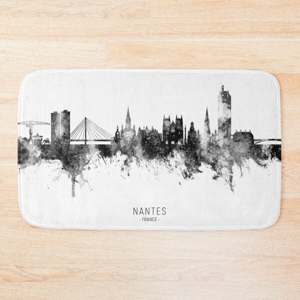 Item preview, Nantes France Skyline designed and sold by ArtPrints.