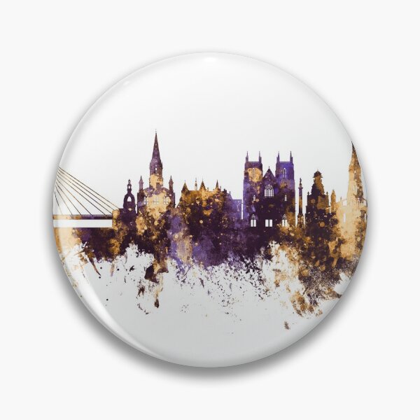 Item preview, Nantes France Skyline designed and sold by ArtPrints.