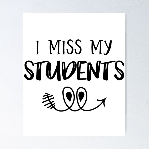 Item preview, I Miss My Students Teacher Gift designed and sold by MagicBoutique.