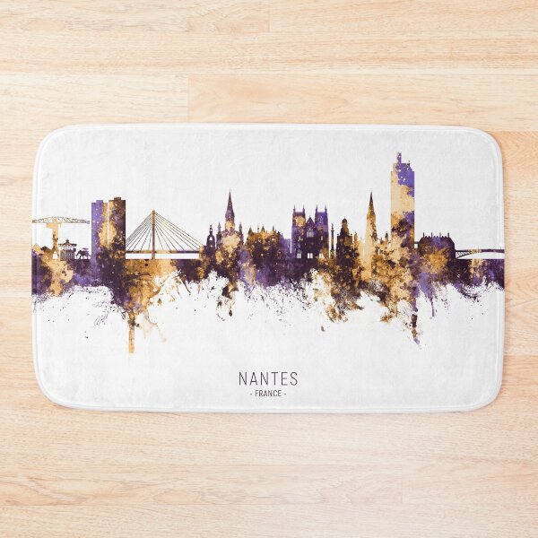 Item preview, Nantes France Skyline designed and sold by ArtPrints.