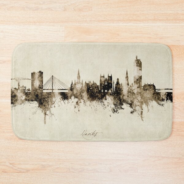 Item preview, Nantes France Skyline designed and sold by ArtPrints.
