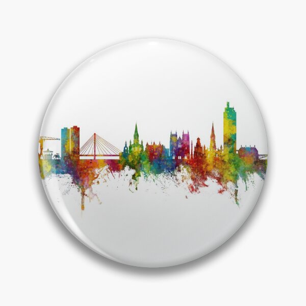 Item preview, Nantes France Skyline designed and sold by ArtPrints.
