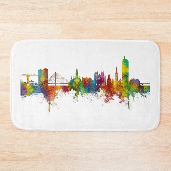 Item preview, Nantes France Skyline designed and sold by ArtPrints.